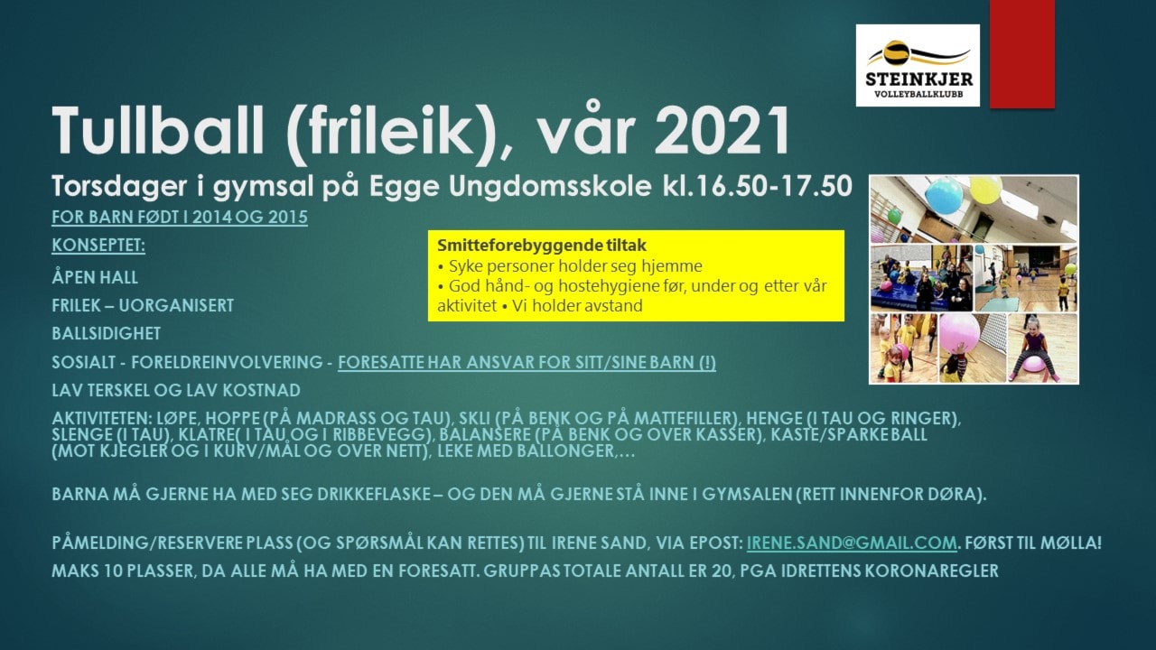 4 ledige plasser på Tullball